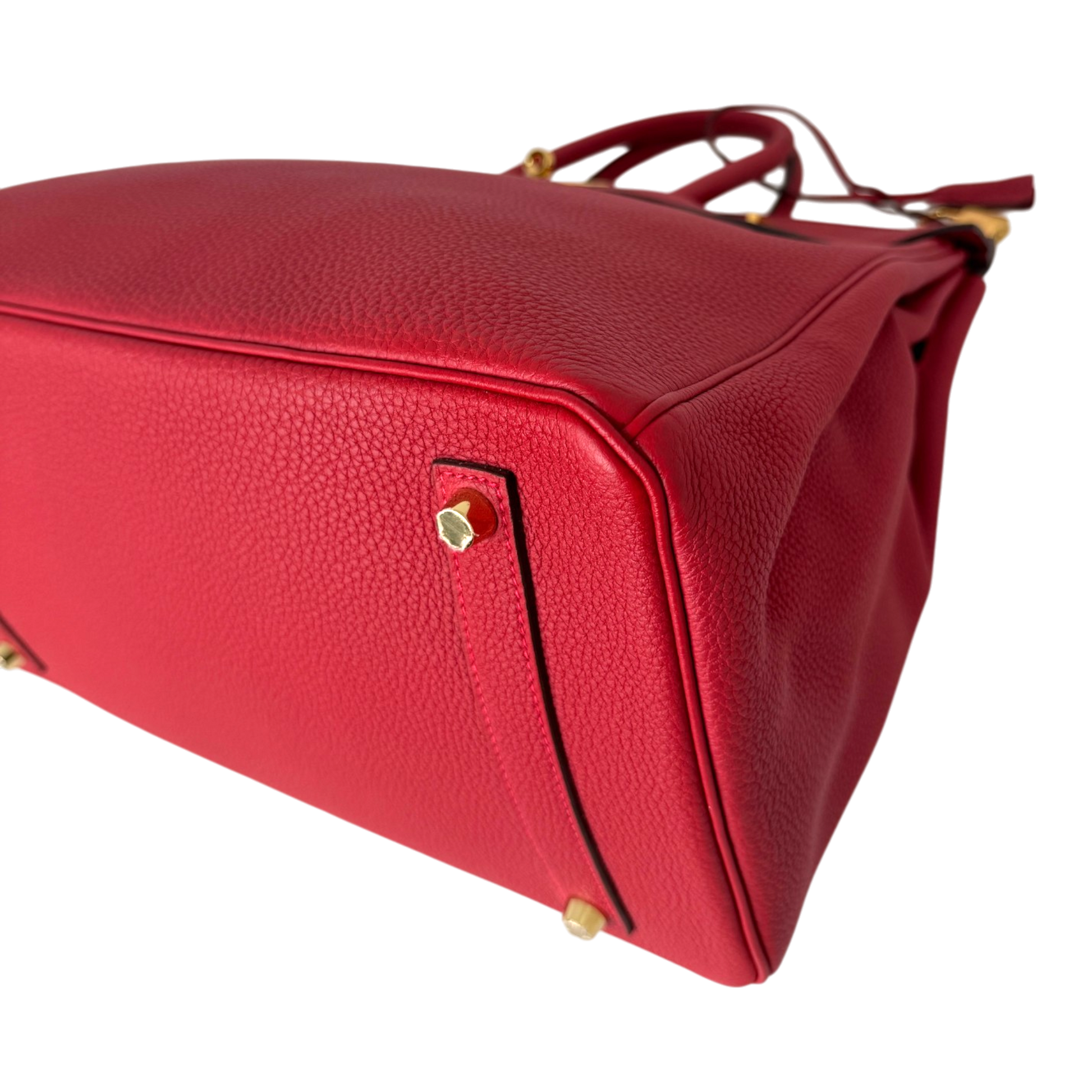 Hermès Birkin Bag 35 Togo Leder Rouge Vif goldene Hardware 2020 Hermès