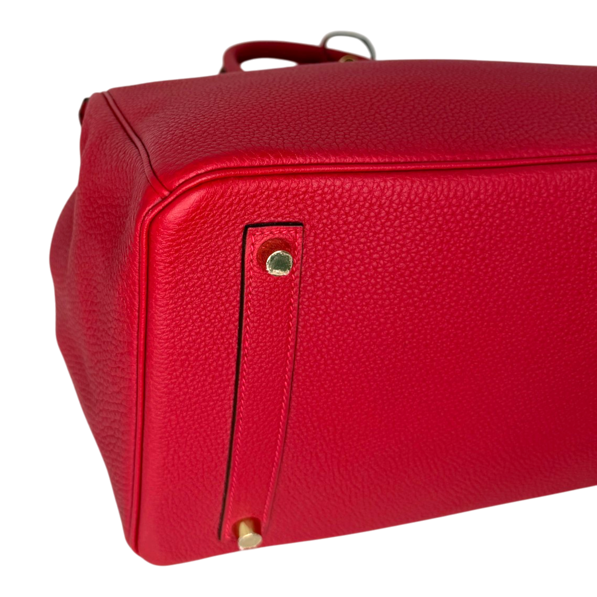 Hermès Birkin Bag 35 Togo Leder Rouge Vif goldene Hardware 2020 Hermès