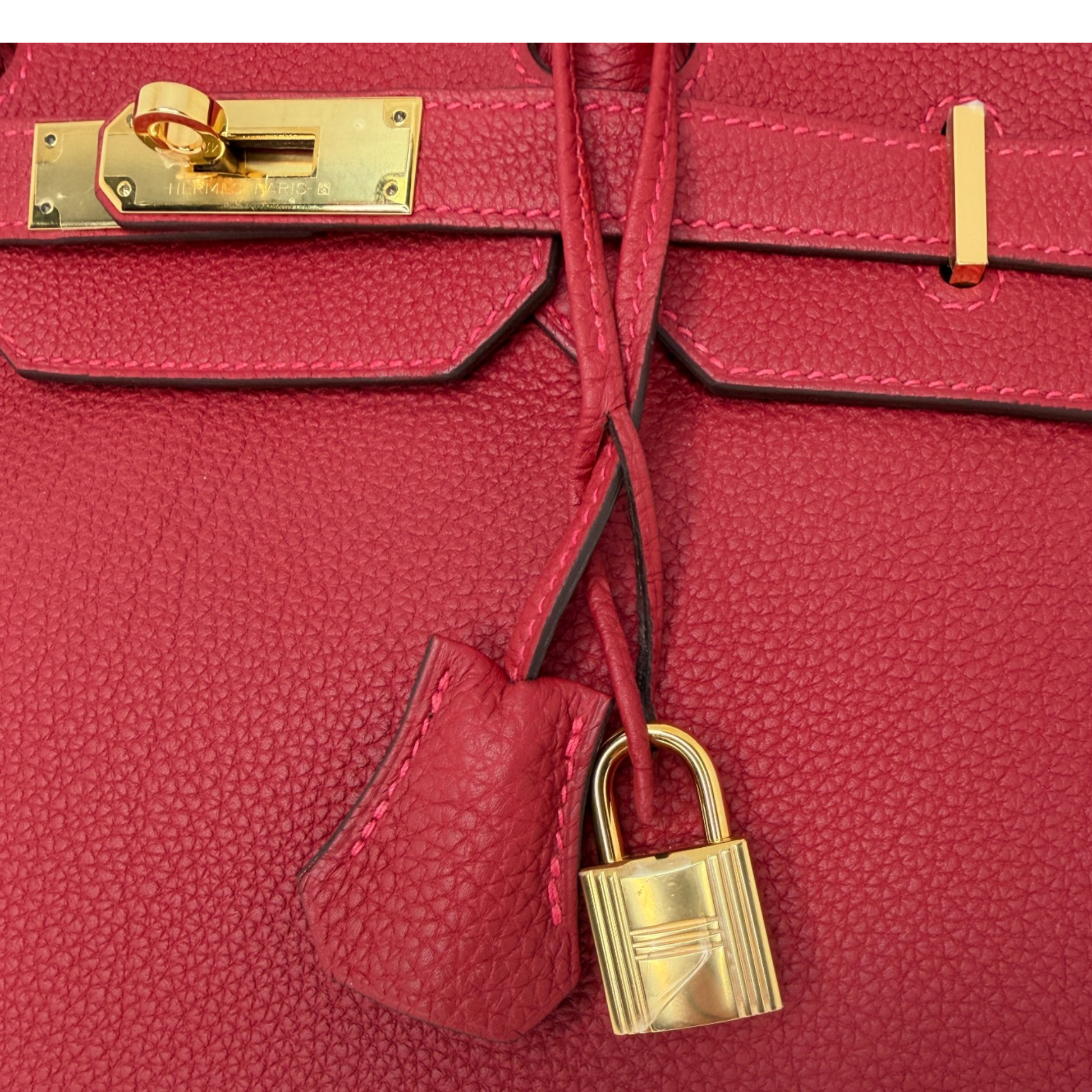 Hermès Birkin Bag 35 Togo Leder Rouge Vif goldene Hardware 2020 Hermès