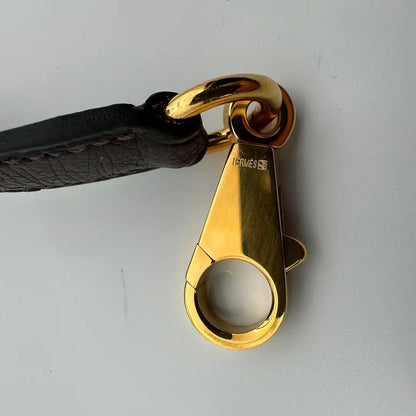 Hermès Bolide 31 Straußenleder braun / sehr gut Hermès