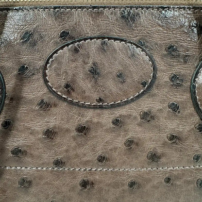 Hermès Bolide 31 Straußenleder braun / sehr gut Hermès