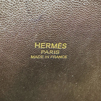Hermès Bolide 31 Straußenleder braun / sehr gut Hermès