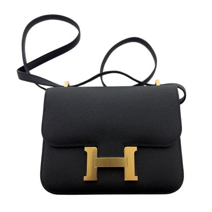 Hermès Constance 18 Epsom Leder schwarz Fullset 2025 / neuwertig Hermès