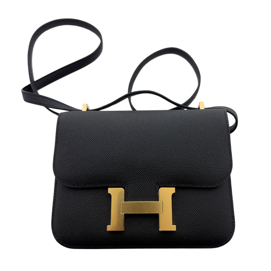 Hermès Constance 18 Epsom Leder schwarz Fullset 2025 / neuwertig Hermès