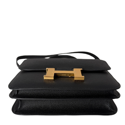Hermès Constance 18 Epsom Leder schwarz Fullset 2025 / neuwertig Hermès