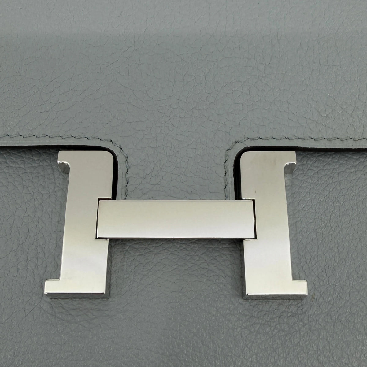 Hermès Constance To Go Wallet Evercolor Bleu Glacier Palladium