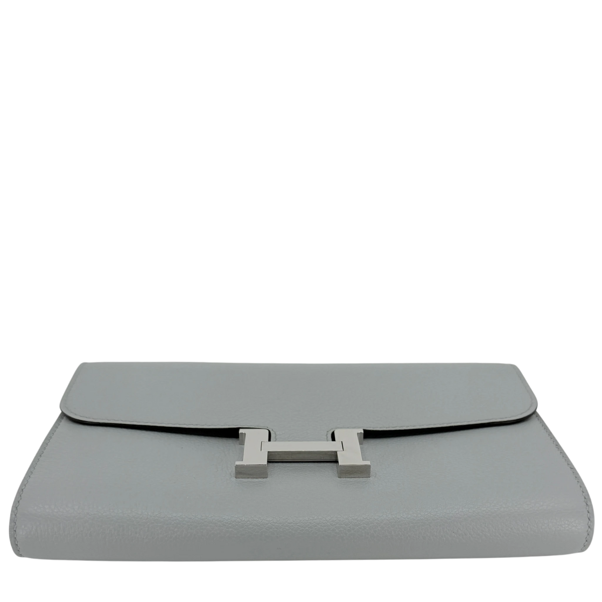 Hermès Constance To Go Wallet Evercolor Bleu Glacier Palladium