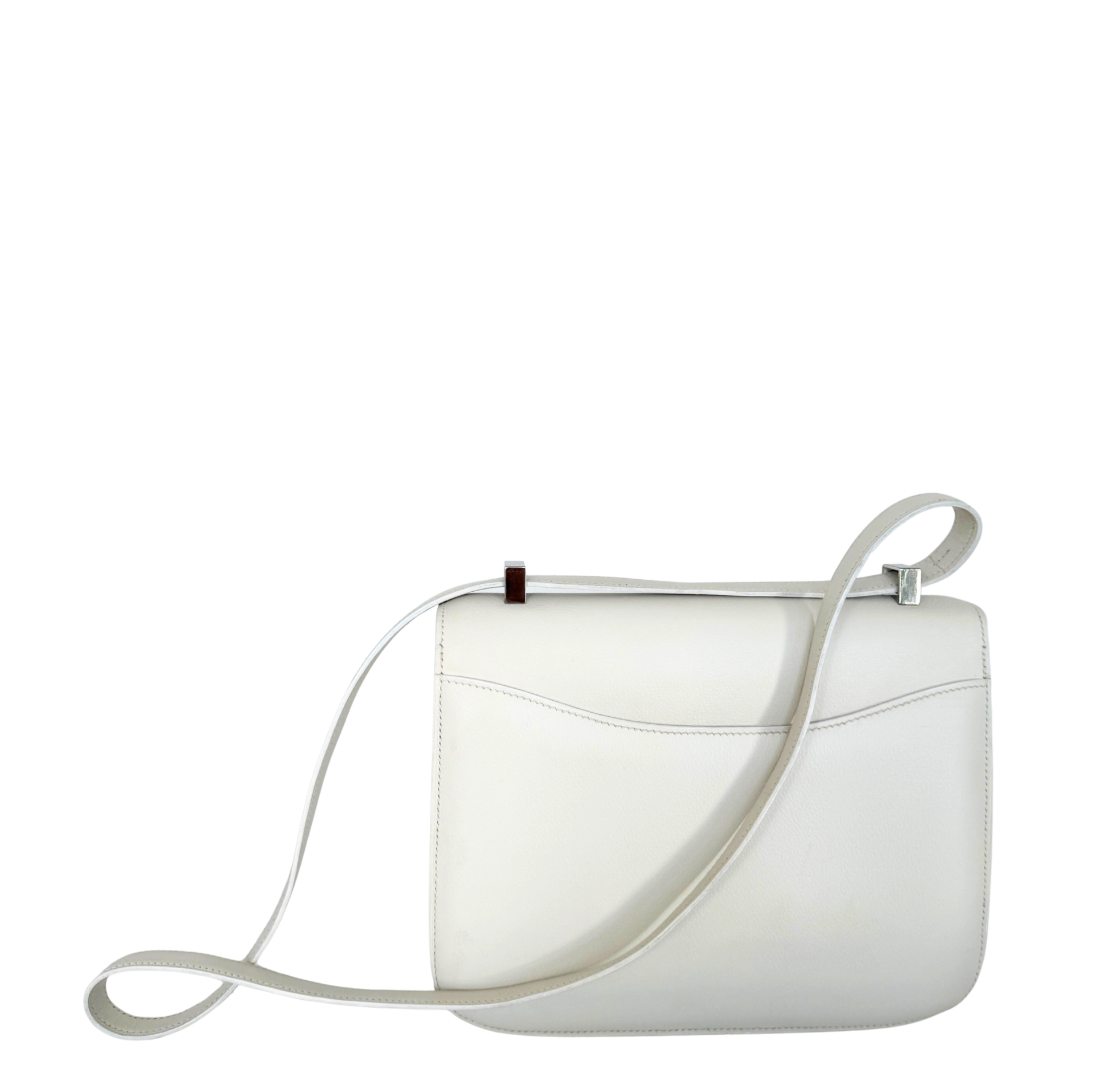 Hermès Constance 24 Vintage Evercolor Leder Weiß / gut Hermès