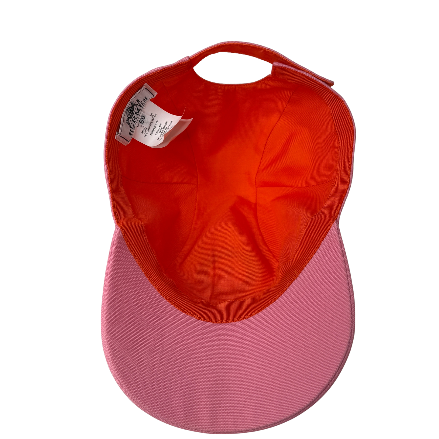 Hermès Davis Sunshine Hat Größe 60 rosa Hermès