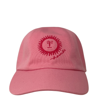 Hermès Davis Sunshine Hat Größe 60 rosa Hermès