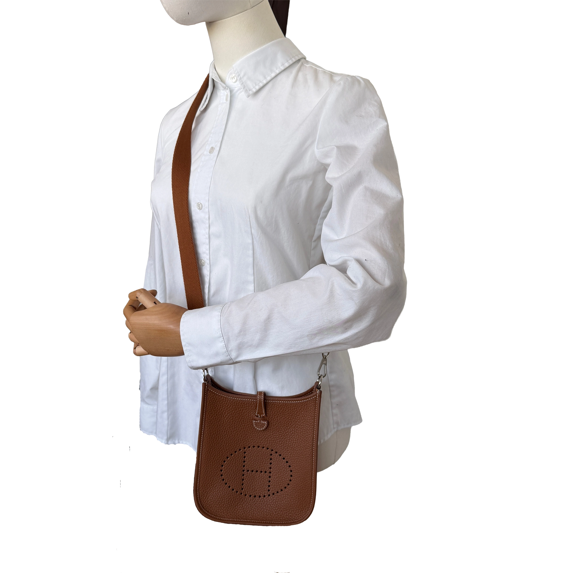 Hermès Evelyne 16 Amazone Taurillon Clemence braun Fullset / neuwertig Hermès