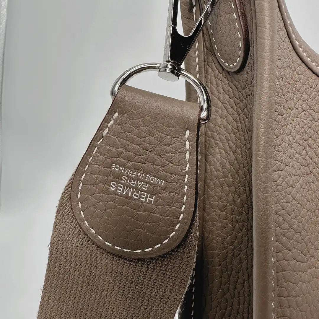 Hermès Evelyne III 29 Etoupe Taurillon Clemence Palladium Fullset