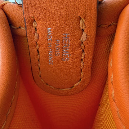 Hermès Evelyne Néo Evelyne 16 Canvas / Swift Feu / Jaune d'Or / neuwertig Hermès