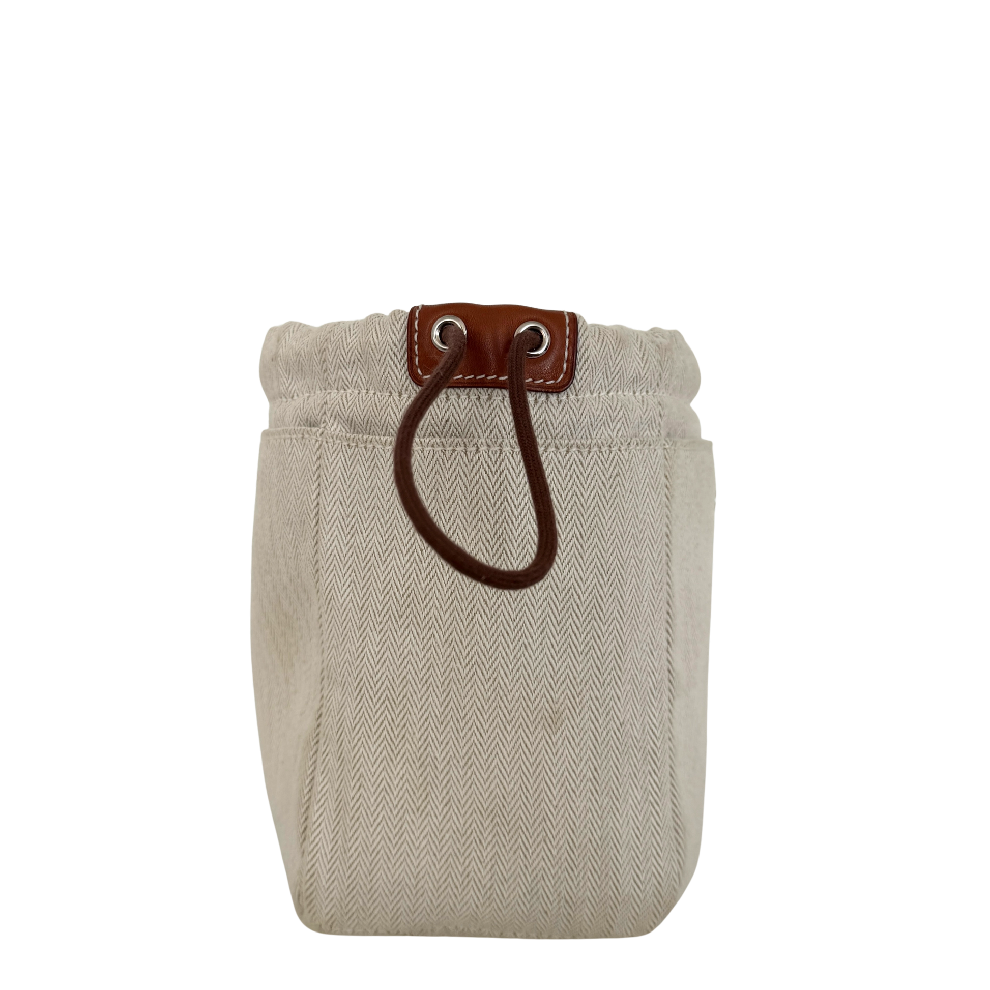 Hermès Fourbi 25 Pouch Beige / neuwertig Hermès