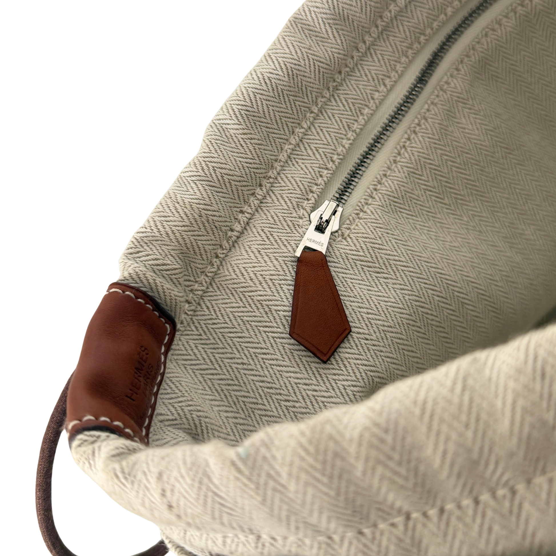 Hermès Fourbi 25 Pouch Beige / neuwertig Hermès