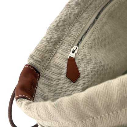 Hermès Fourbi 25 Pouch Beige / neuwertig Hermès
