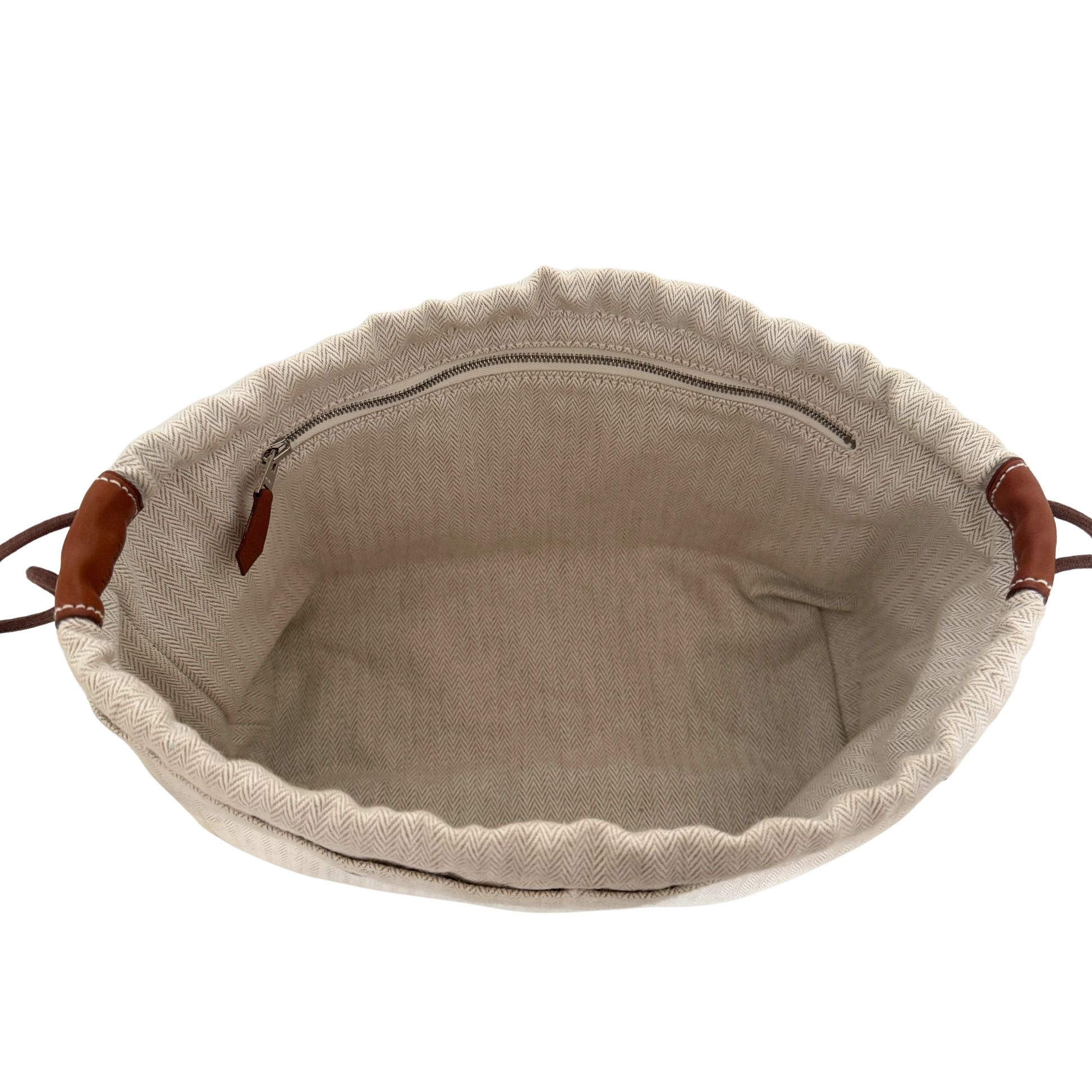 Hermès Fourbi 25 Pouch Beige / neuwertig Hermès
