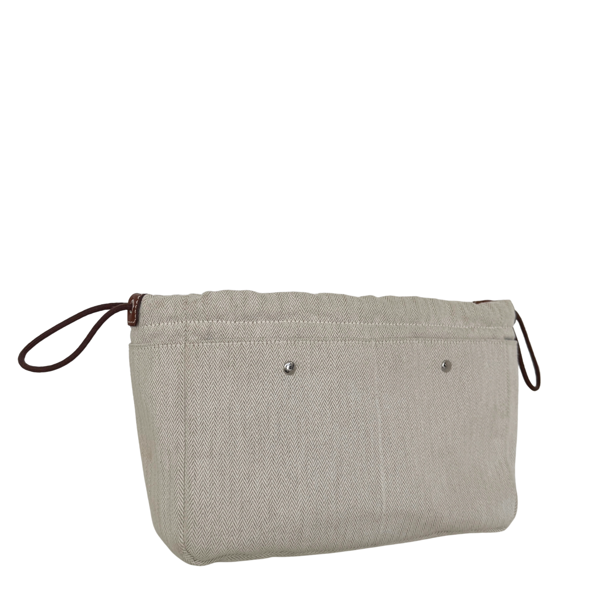 Hermès Fourbi 25 Pouch Beige / neuwertig Hermès