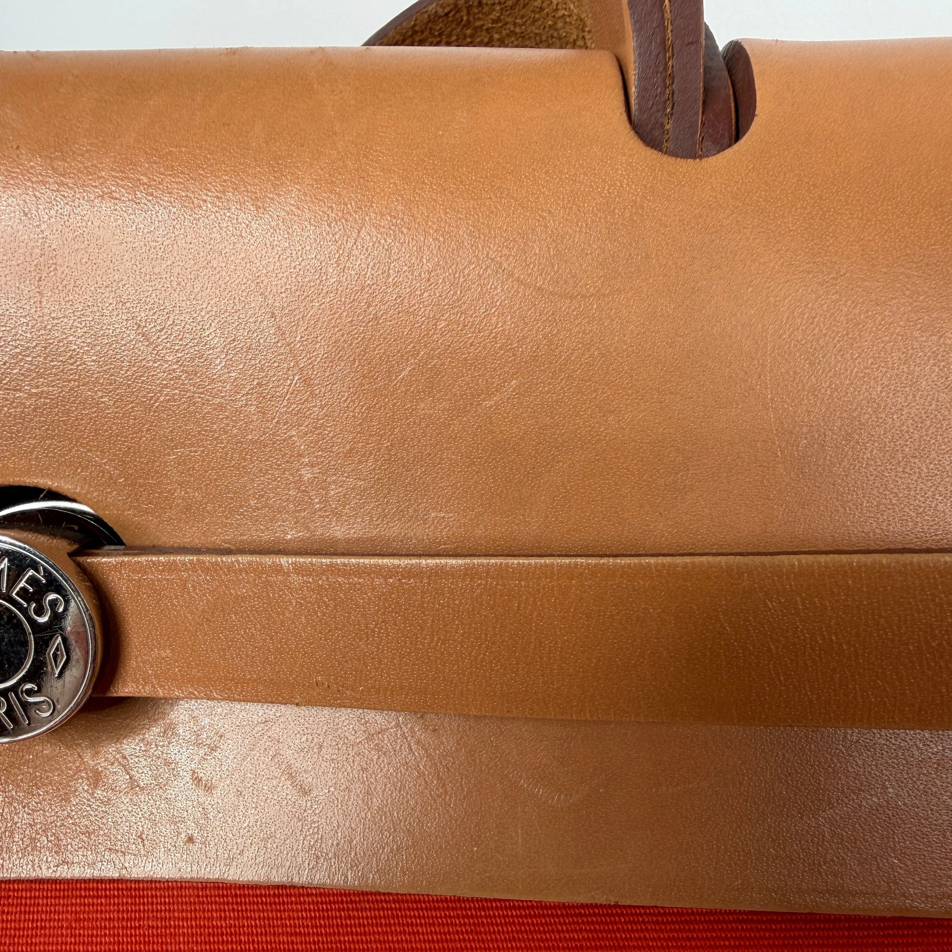 Hermès Herbag Zip 39 Palladium Hardware Orange / gut Hermès