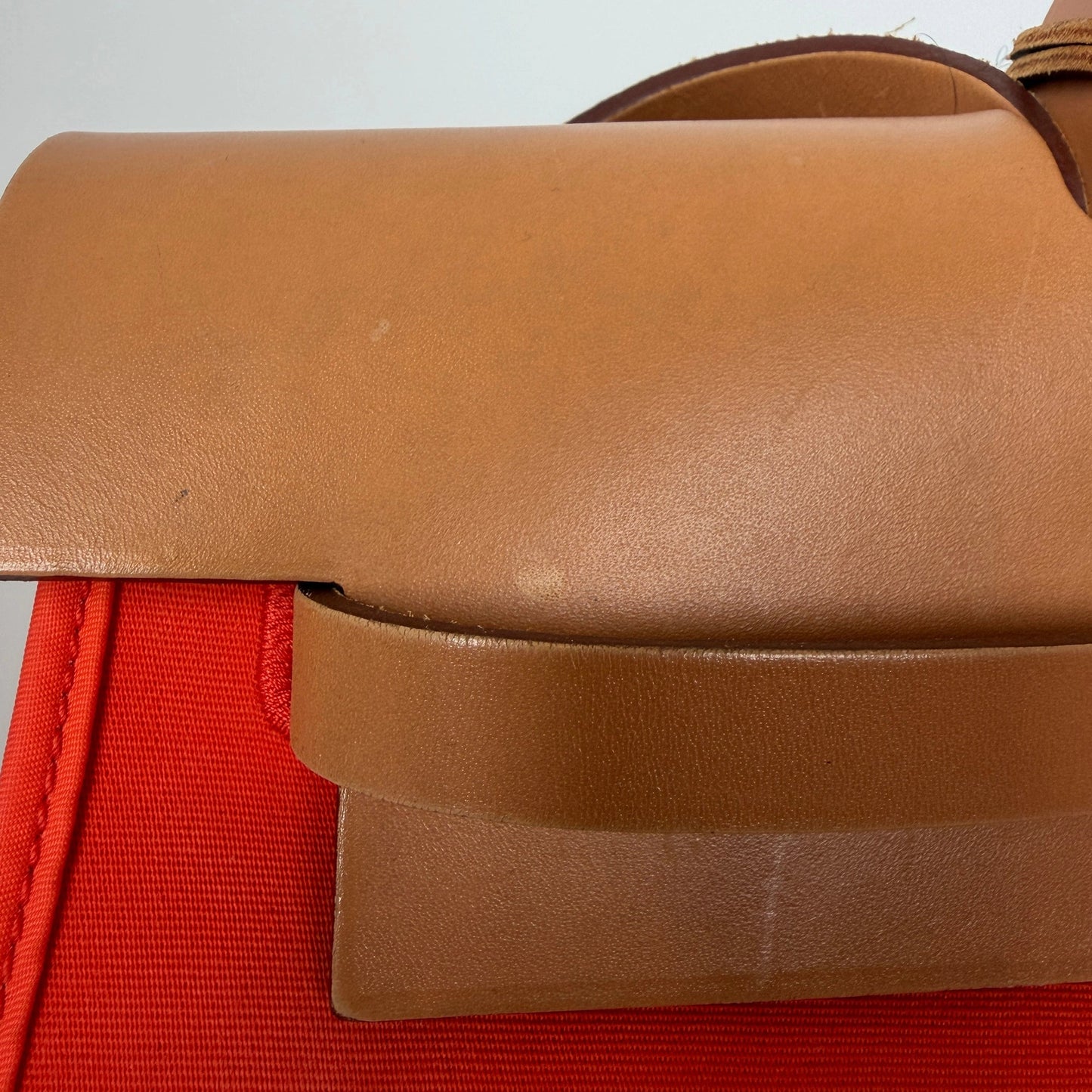 Hermès Herbag Zip 39 Palladium Hardware Orange / gut Hermès