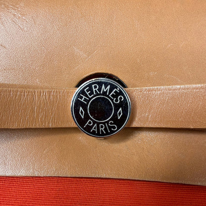 Hermès Herbag Zip 39 Palladium Hardware Orange / gut Hermès