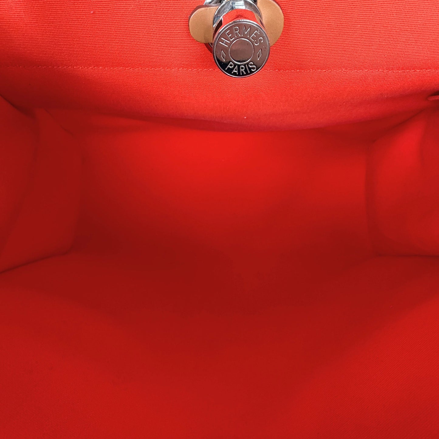 Hermès Herbag Zip 39 Palladium Hardware Orange / gut Hermès