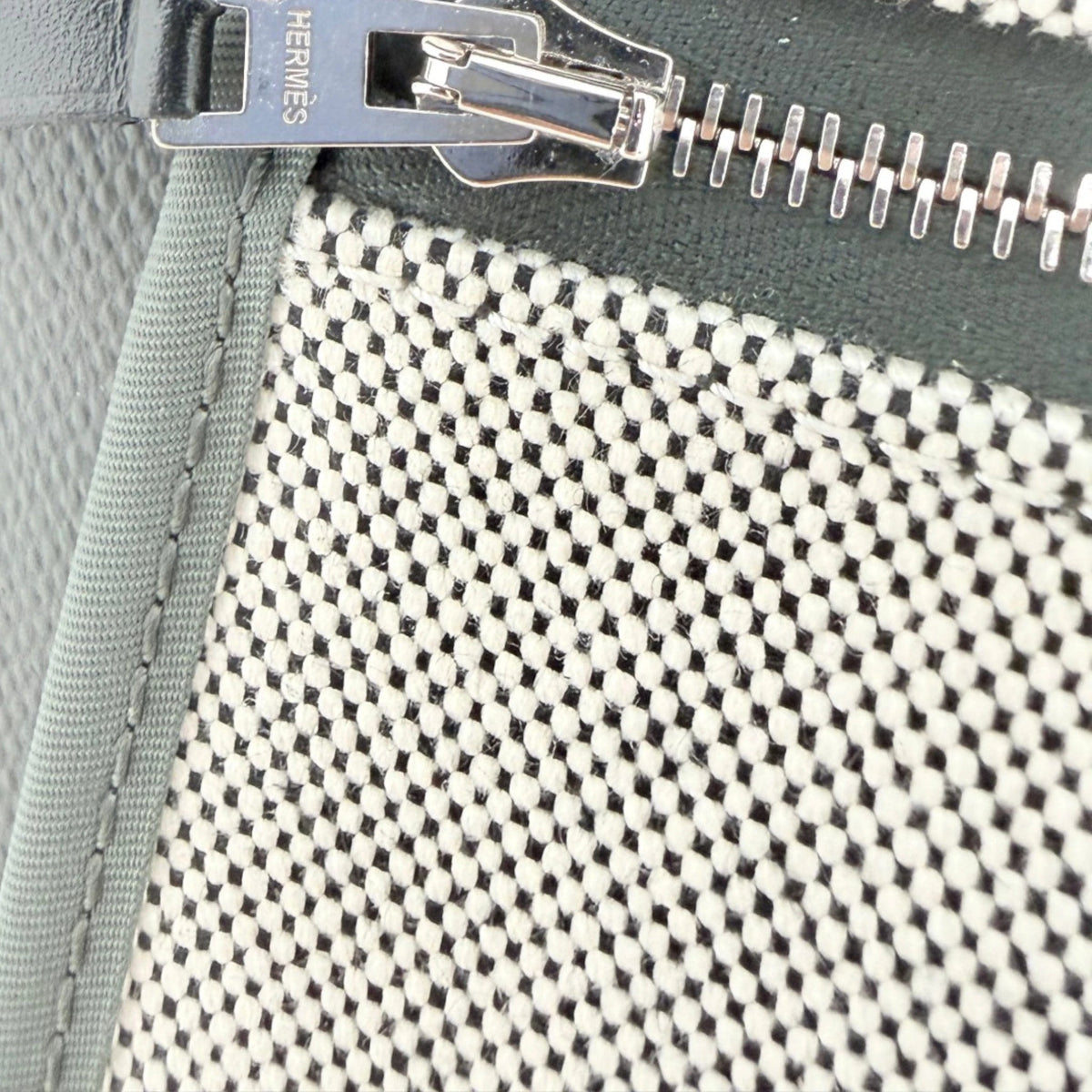 Hermès Herbag Zip 31 Toile Vert Mangrove Noir Palladium Full Set Hermès