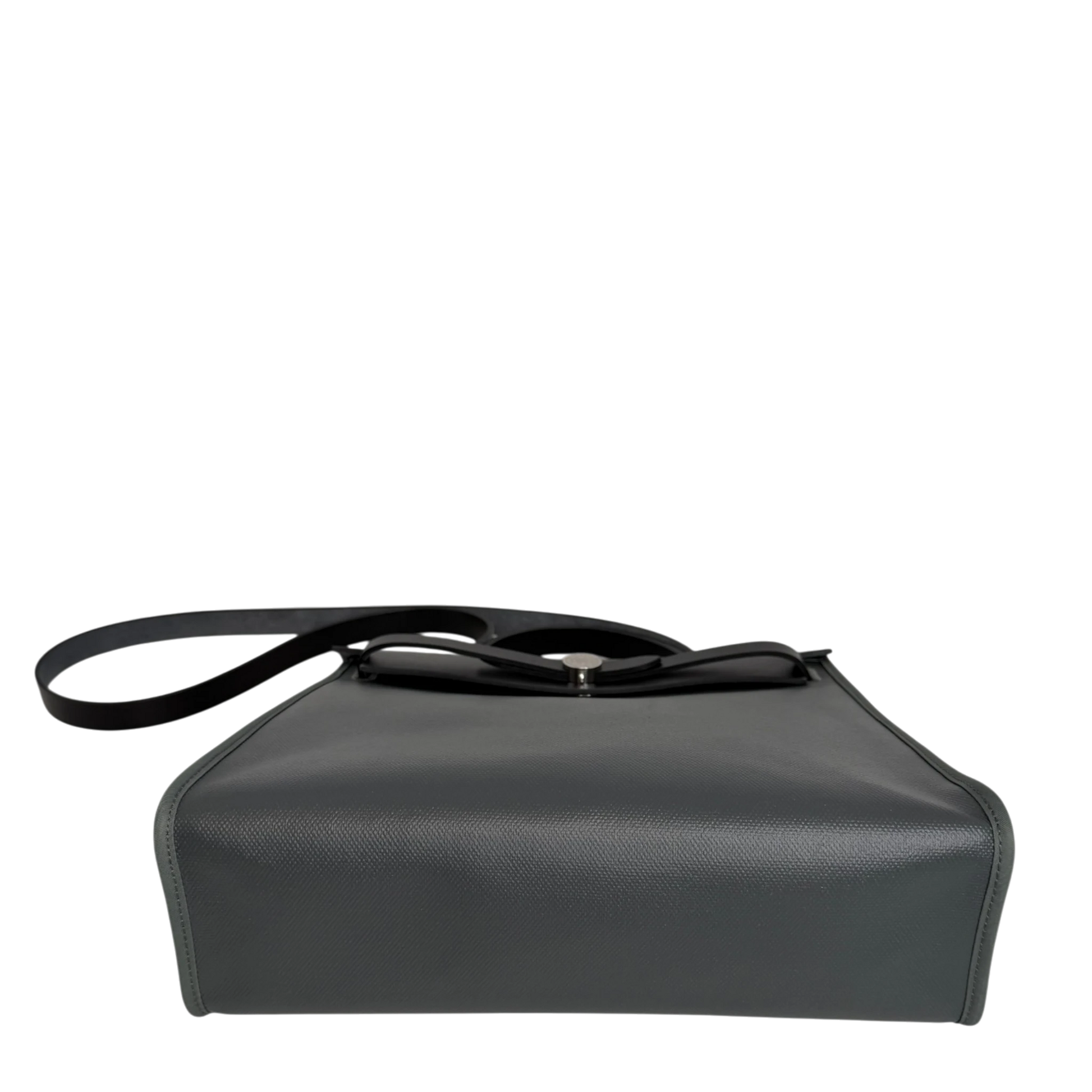 Hermès Herbag Zip 31 Toile Vert Mangrove Noir Palladium Full Set Hermès