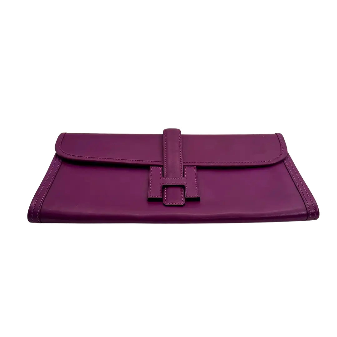 Hermès Jige 29 Elan Rose Poupre Clutch Swift / sehr gut Echtheitscheck