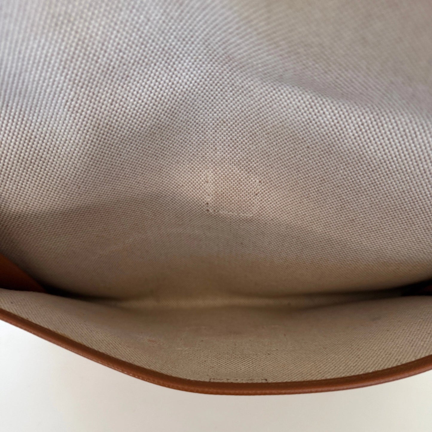 Hermès Vintage Jige 29 Courchevel Leder braun / gut Hermès