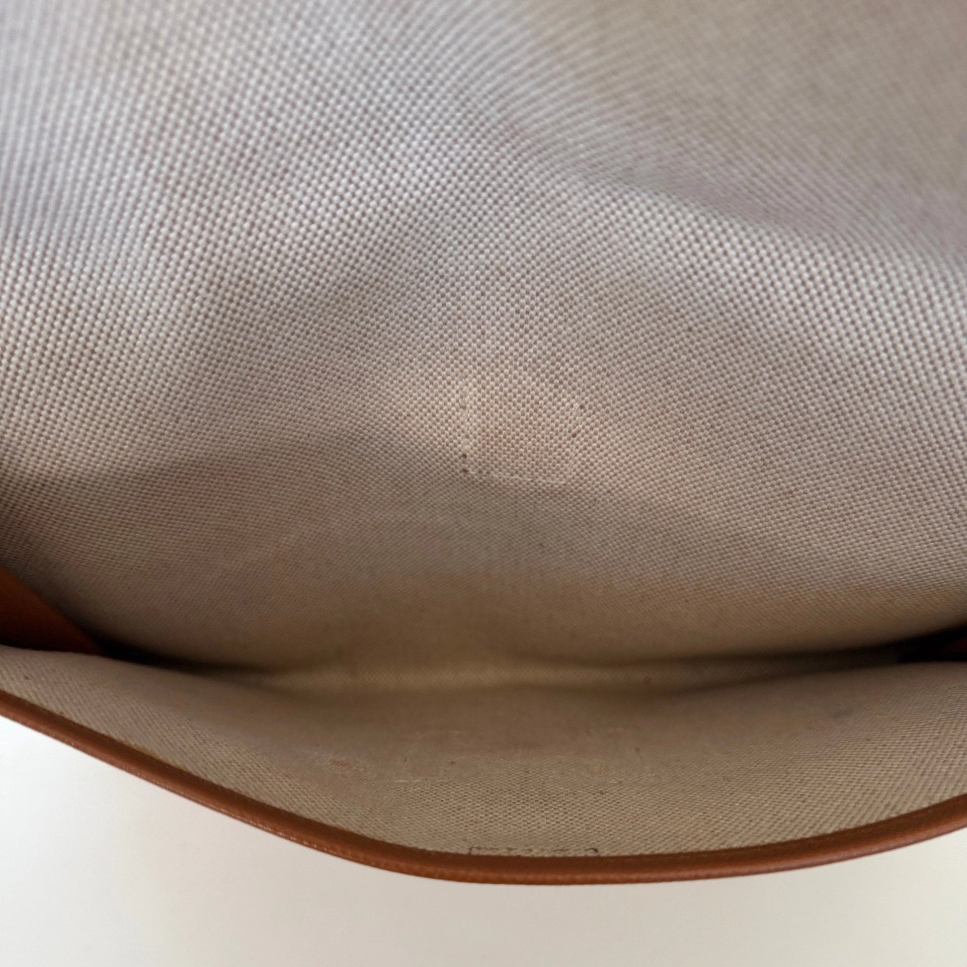 Hermès Vintage Jige 29 Courchevel Leder braun / gut Hermès