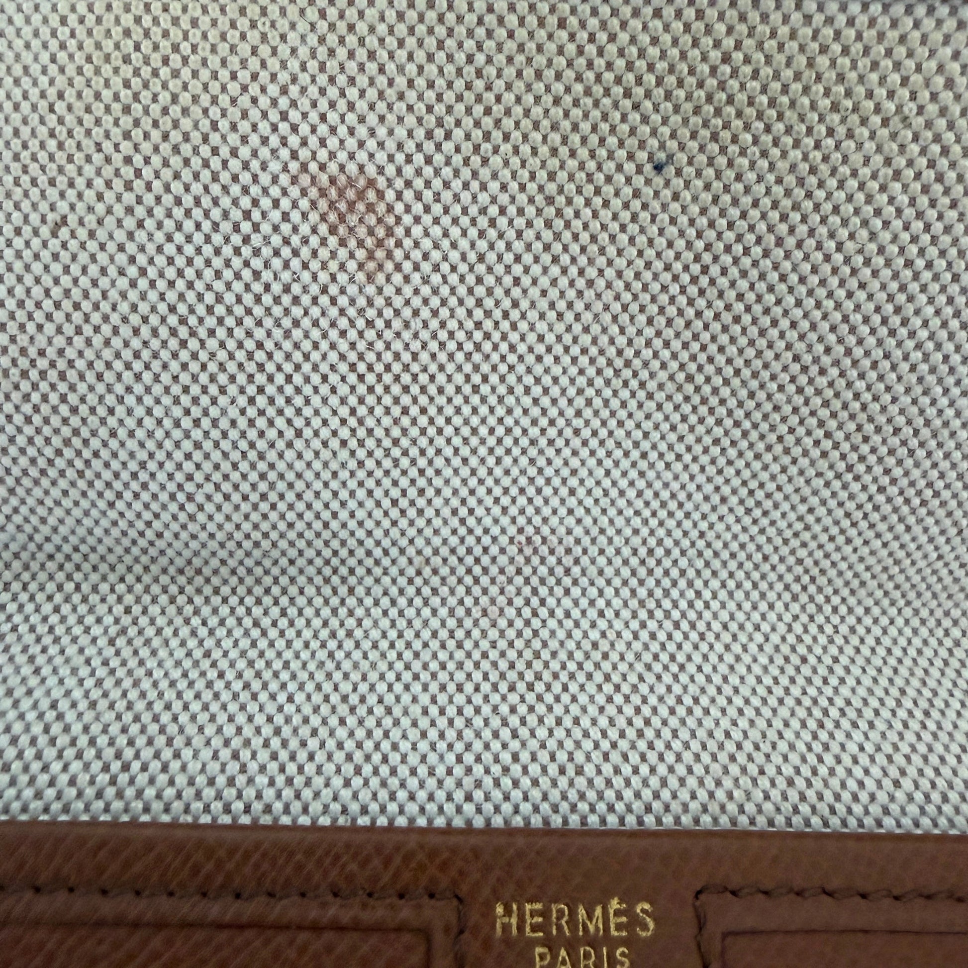Hermès Vintage Jige 29 Courchevel Leder braun / gut Hermès