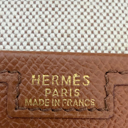 Hermès Vintage Jige 29 Courchevel Leder braun / gut Hermès