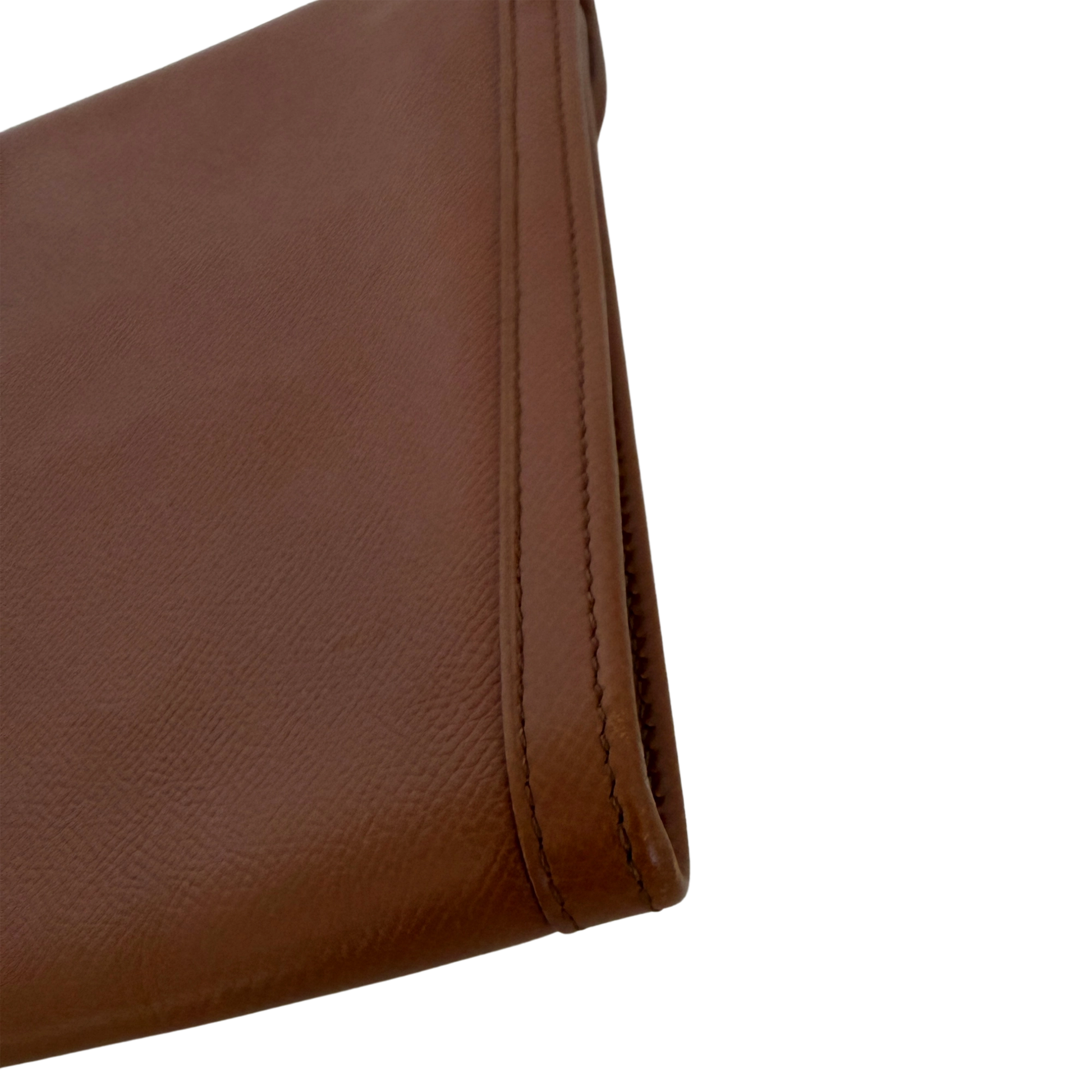 Hermès Vintage Jige 29 Courchevel Leder braun / gut Hermès