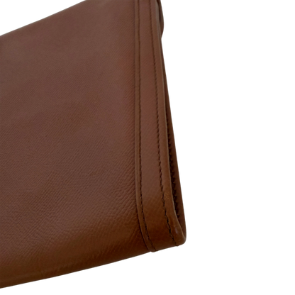 Hermès Vintage Jige 29 Courchevel Leder braun / gut Hermès