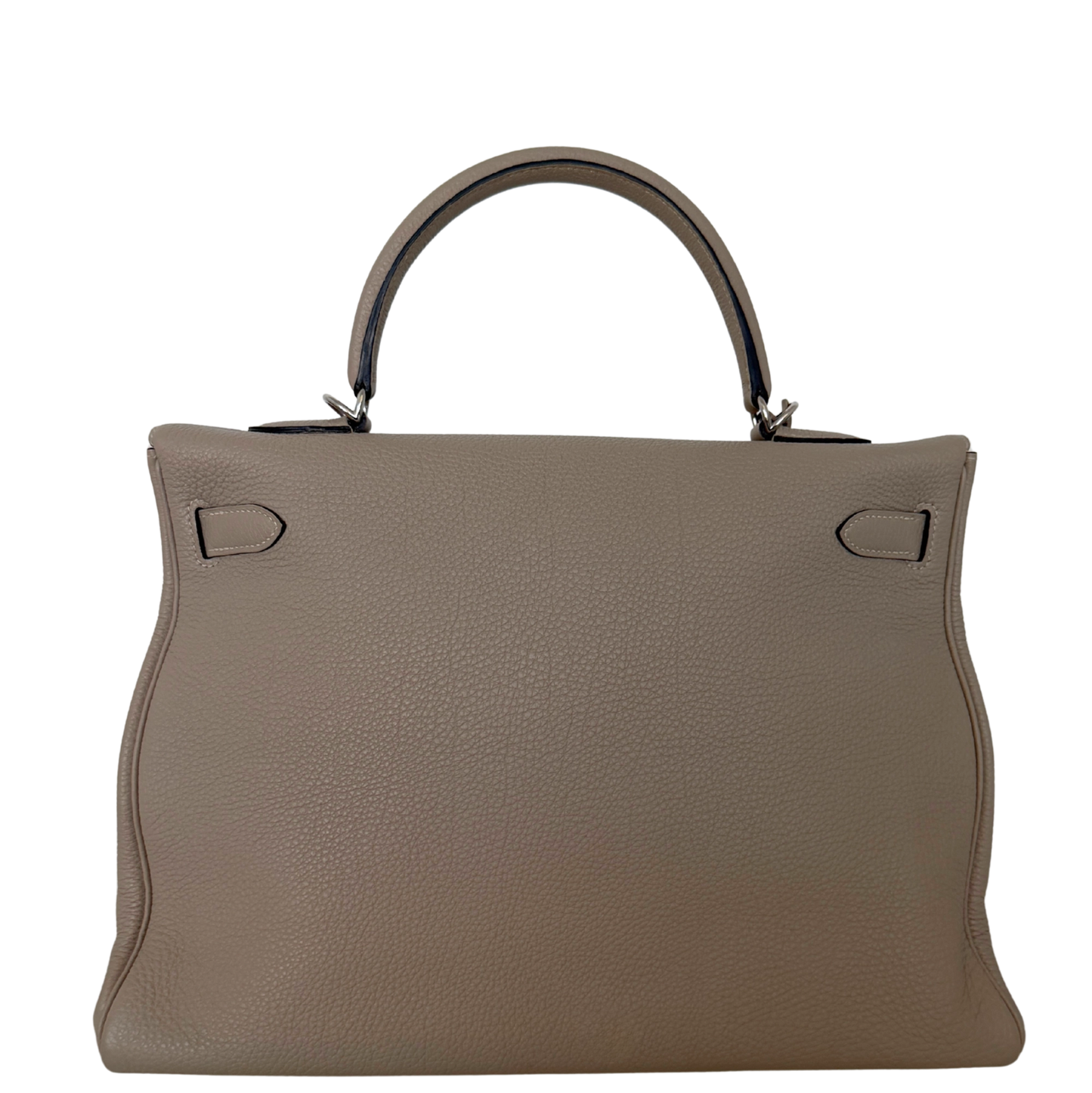 Hermès Kelly 35 Togo Leder Gris Tourterelle / sehr gut Echtheitscheck