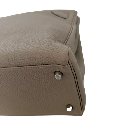 Hermès Kelly 35 Togo Leder Gris Tourterelle / sehr gut Echtheitscheck