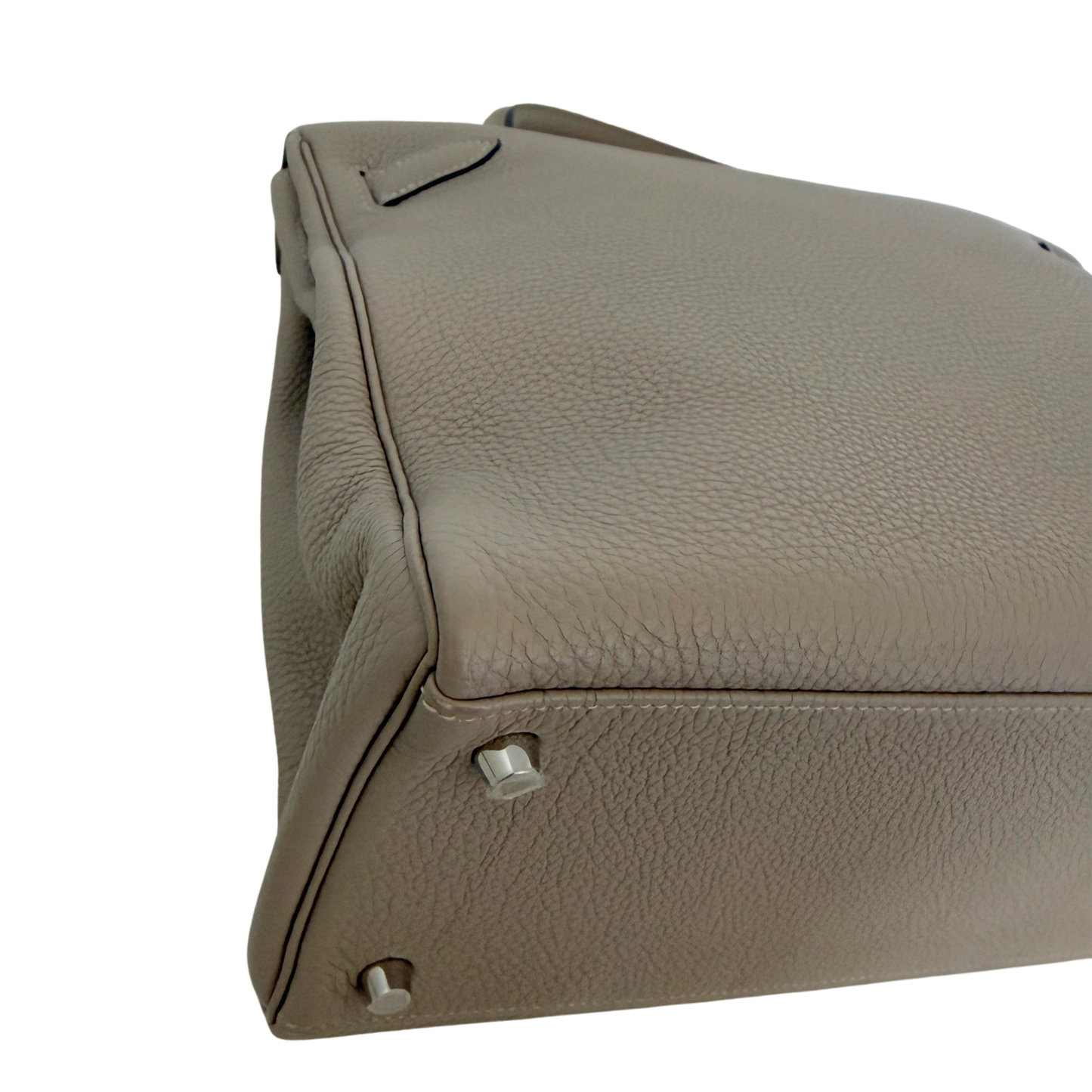 Hermès Kelly 35 Togo Leder Gris Tourterelle / sehr gut Echtheitscheck