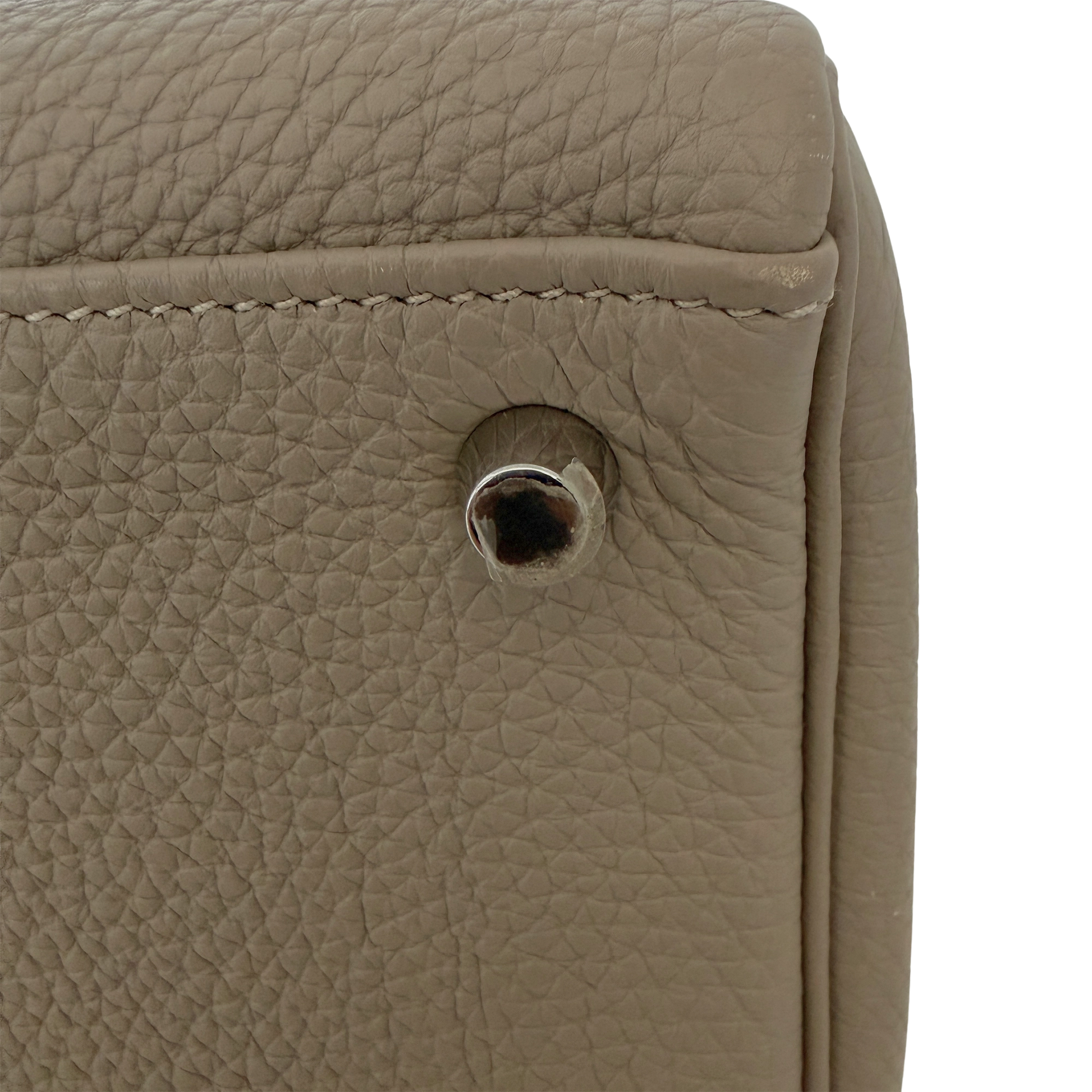 Hermès Kelly 35 Togo Leder Gris Tourterelle / sehr gut Echtheitscheck