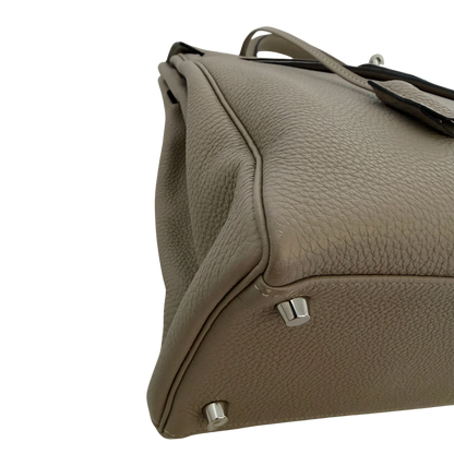Hermès Kelly 35 Togo Leder Gris Tourterelle / sehr gut Echtheitscheck