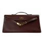 Hermès Kelly Cut Clutch Swift braun / ungetragen Echtheitscheck