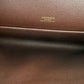 Hermès Kelly Cut Clutch Swift braun / ungetragen Echtheitscheck