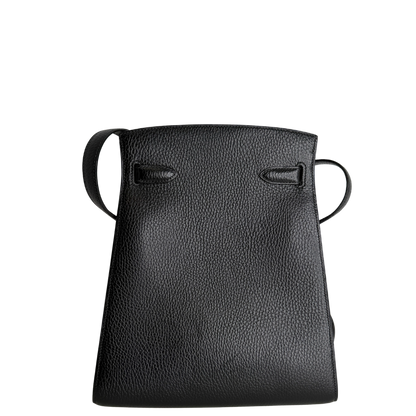 Hermès Kelly Sport Ardennes noir GHW Vintage / sehr gut Hermès