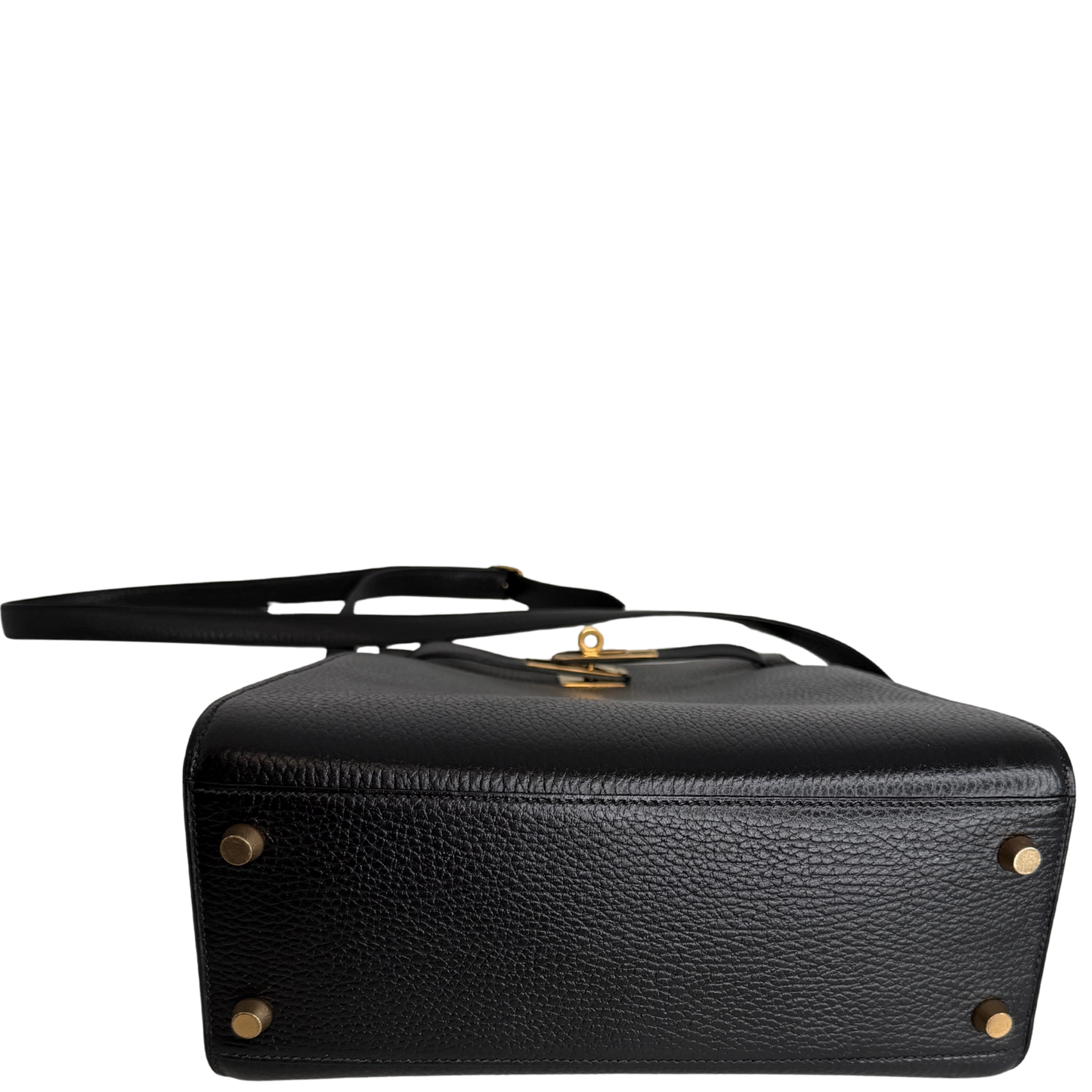 Hermès Kelly Sport Ardennes noir GHW Vintage / sehr gut Hermès