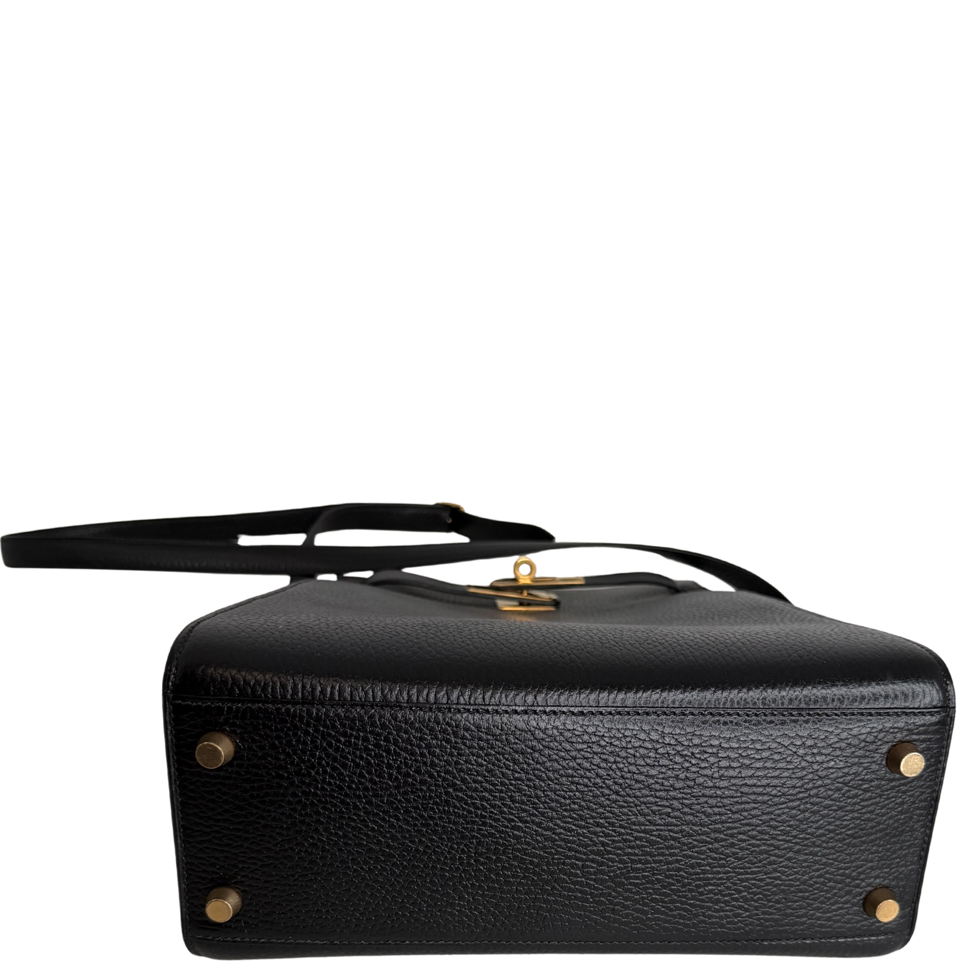 Hermès Kelly Sport Ardennes noir GHW Vintage / sehr gut Hermès