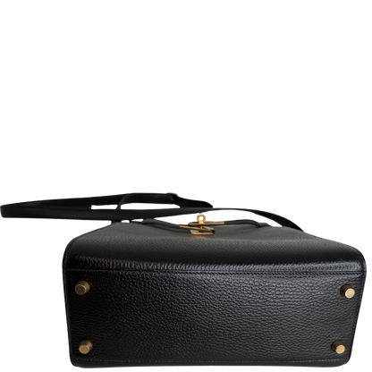 Hermès Kelly Sport Ardennes noir GHW Vintage / sehr gut Hermès