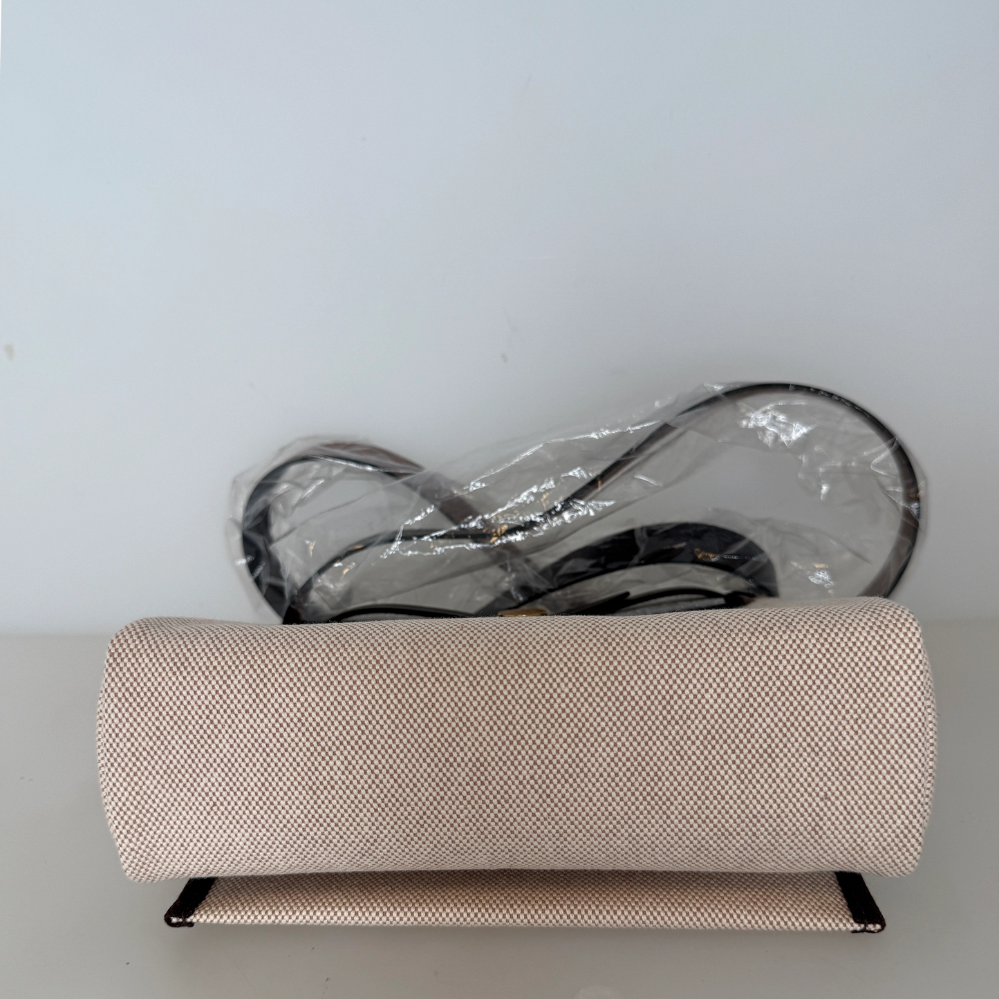 Hermès Herbag Zip 20 Mini Ecru Beige GHW Fullset / neuwertig Hermès