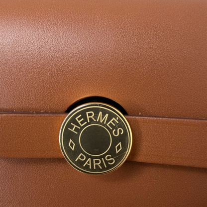 Hermès Herbag Zip 20 Mini Toile H Viking Ecru-Beige Fauve Hermès