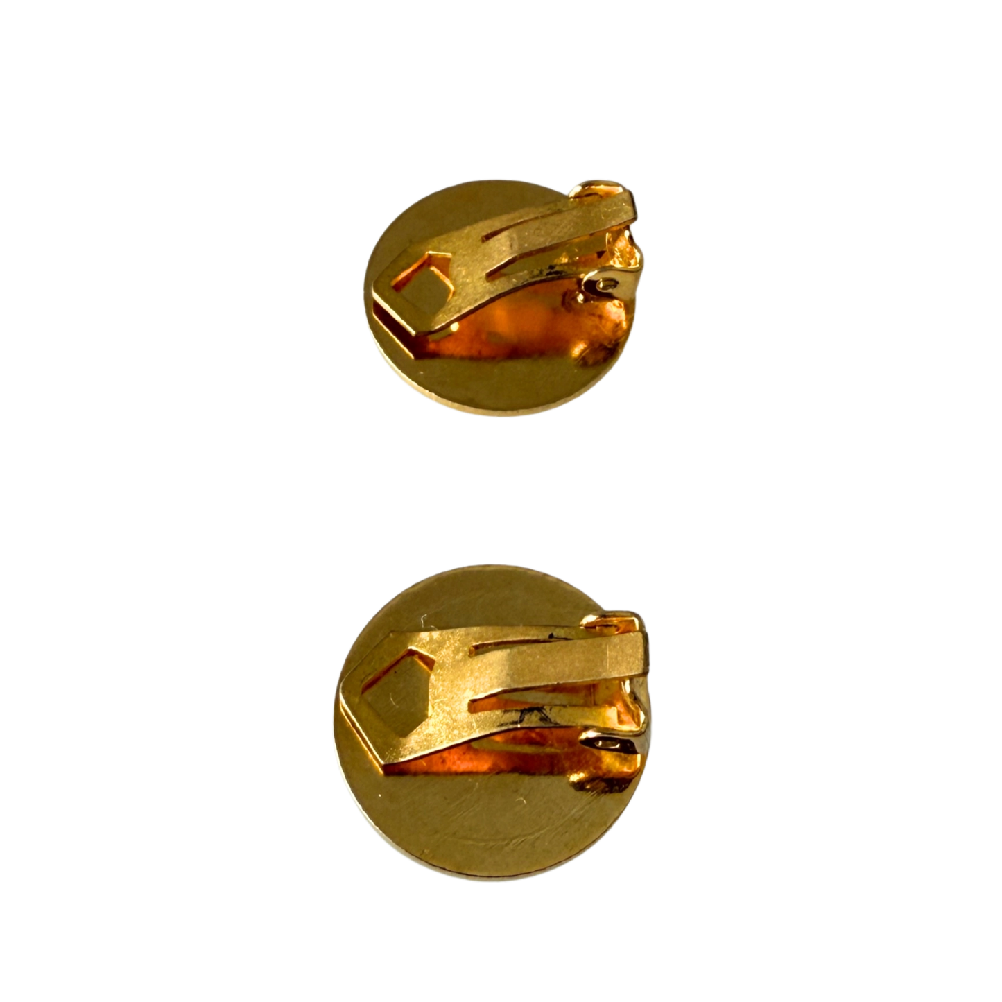 Hermès Clou de Selle Clip on Ohrringe Gold / sehr gut