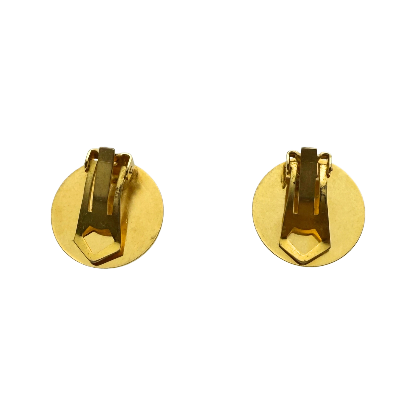 Hermès Clou de Selle Clip on Ohrringe Gold / sehr gut